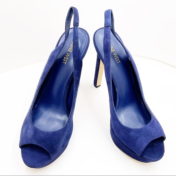 🆕 {Nine West} Valorie Slingback Peep-Toe Pumps - Picture 14 of 16